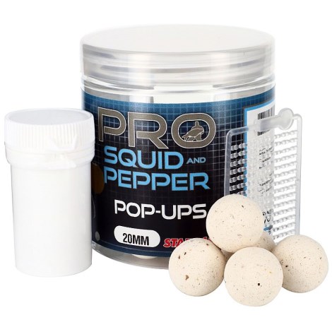 STARBAITS - Plávajúce Boilie Probiotic Squid & Pepper 60 g 20 mm