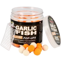 STARBAITS - Plávajúce boilies Fluo Garlic Fish 14 mm 80 g