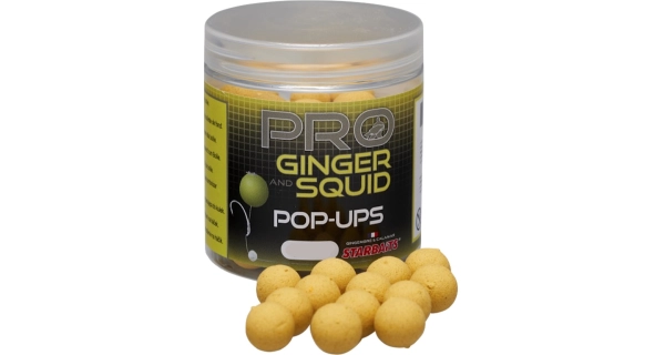 STARBAITS - Plávajúce boilies Pro Ginger Squid 14 mm 80 g
