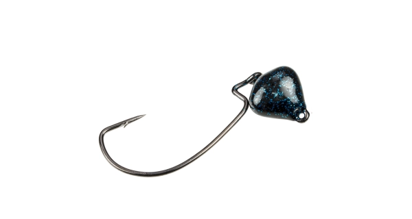 STRIKE KING - Jigová hlavička Jointed Structure Jig Head Black Blue 10,6 g 2 ks