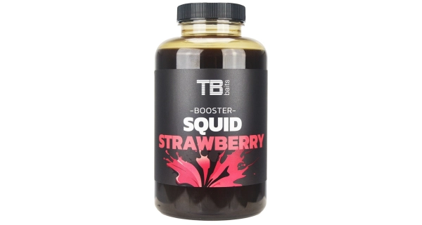 TB BAITS - Booster Squid Strawberry 500 ml