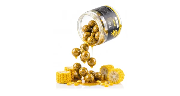 TB BAITS - Boosterované boilie Corn 20 mm 120 g