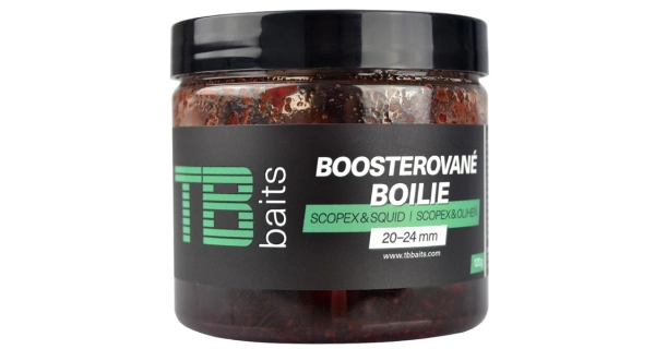 TB BAITS - Boosterované boilies 20-24 mm 120 g Scopex Squid