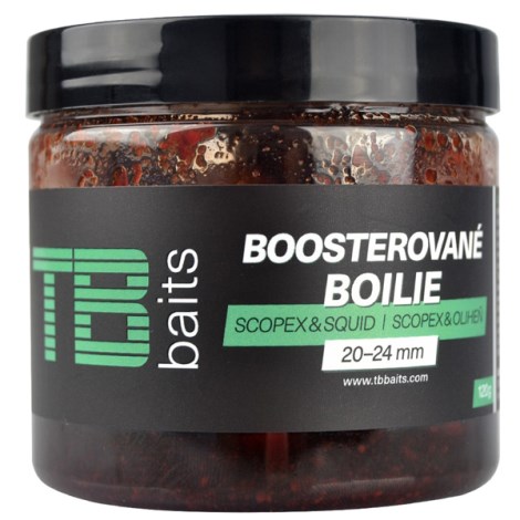TB BAITS - Boosterované boilies 20-24 mm 120 g Scopex Squid