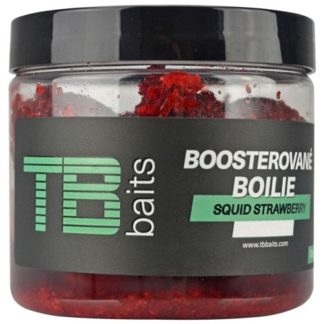 TB BAITS - Boosterované boilies Squid Strawberry 120 g 20 mm