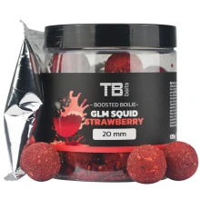 TB BAITS - Boosterované boilies Squid Strawberry 120 g 20 mm