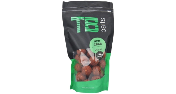 TB BAITS - Hard Boilie 24 mm 250 g Red Crab