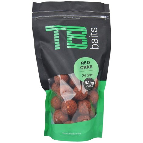 TB BAITS - Hard Boilie 24 mm 250 g Red Crab