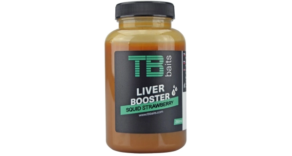 TB BAITS - Liver Booster Squid Strawberry 250 ml