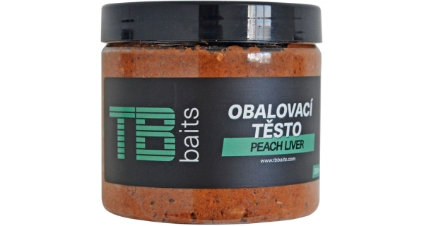 TB BAITS - Obaľovacia pasta Peach Liver 200 ml