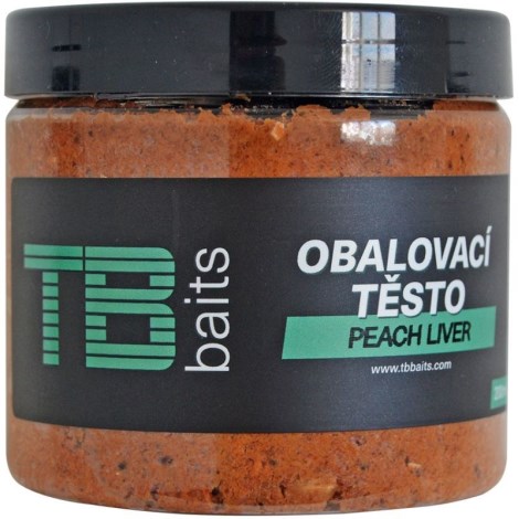 TB BAITS - Obaľovacia pasta Peach Liver 200 ml