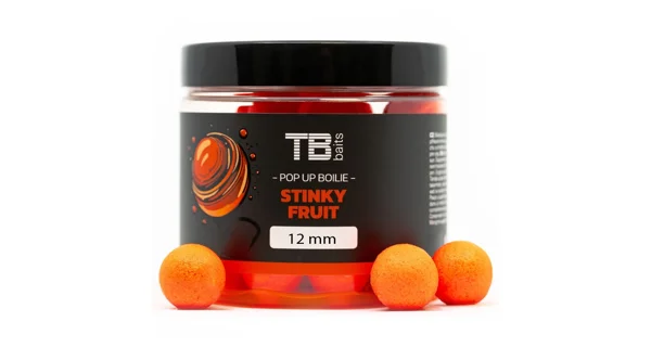 TB BAITS - Plávajúce boilie Pop-Up Stinky Fruit 12 mm 65 g + NHDC