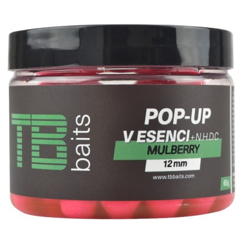TB BAITS - Plávajúce boilies Pop-Up 12 mm 65 g Mulberry + NHDC