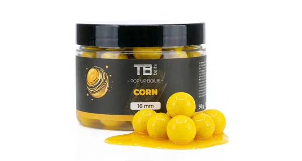 TB BAITS - Plávajúce boilies Pop-Up Corn + NHDC 16 mm 50 g