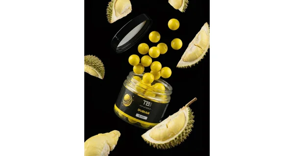 TB BAITS - Plávajúce boilies Pop-Up Durian + NHDC 12 mm 50 g