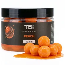 TB BAITS - Plávajúce boilies Pop-Up Peach + NHDC 16 mm 50 g