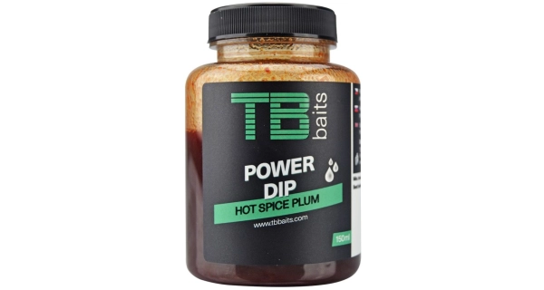 TB BAITS - Power Dip Hot Spice Plum 150 ml
