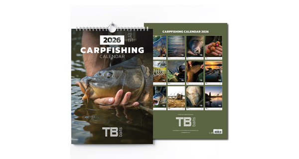 TB BAITS - Rybársky kalendár Carpfishing 2026
