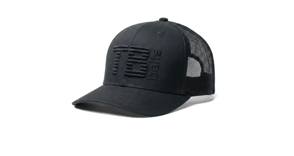 TB BAITS - Šiltovka Trucker Cap 3D Logo Black