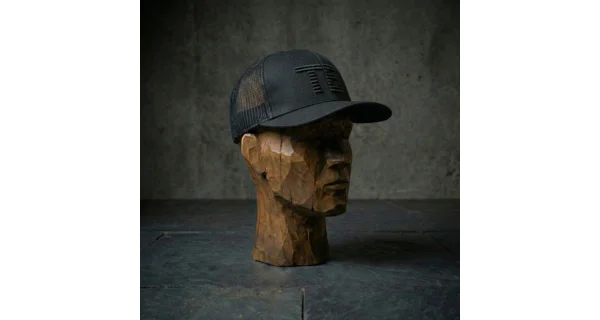 TB BAITS - Šiltovka Trucker Cap 3D Logo Black