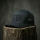 TB BAITS - Šiltovka Trucker Cap 3D Logo Black