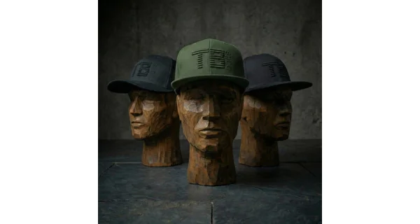 TB BAITS - Šiltovka Trucker Cap 3D Logo Black
