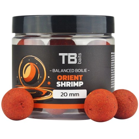 TB BAITS - Vyvážené boilie Balanced + Atraktor Orient Shrimp 20 mm 100 g
