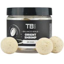 TB BAITS - Vyvážené Boilie Balanced White Edition + Atraktor Orient Shrimp 24 mm 100 g