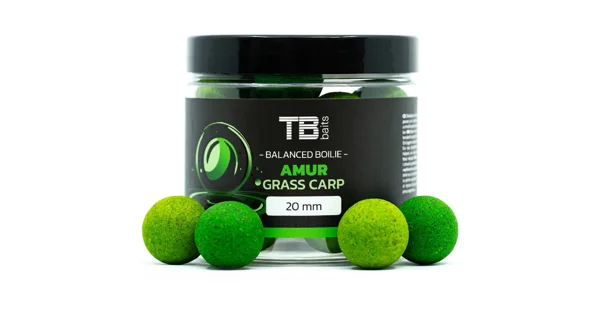 TB BAITS - Vyvážené boilies Balanced + Atraktor Amur 24 mm 100 g