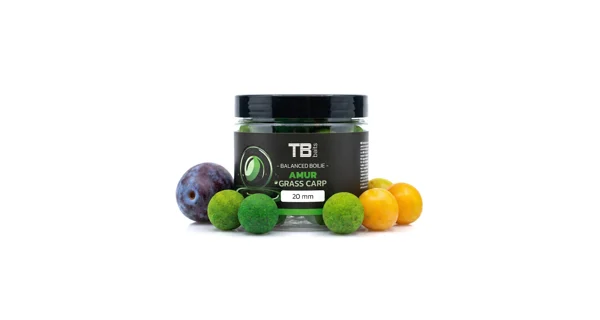 TB BAITS - Vyvážené boilies Balanced + Atraktor Amur 24 mm 100 g