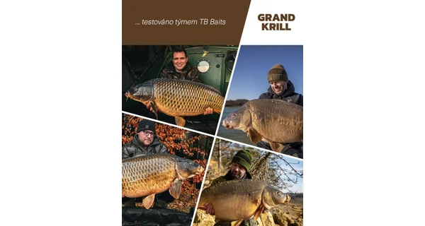 TB BAITS - Vyvážené boilies Balanced + Atraktor Grand Krill 20 mm 100 g