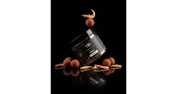 TB BAITS - Vyvážené boilies Balanced + Atraktor Grand Krill 20 mm 100 g