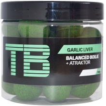 TB BAITS - Vyvážené boilies Balanced Garlic Liver 20 mm 100 g