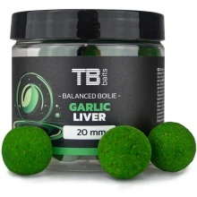 TB BAITS - Vyvážené boilies Balanced Garlic Liver 24 mm 100 g