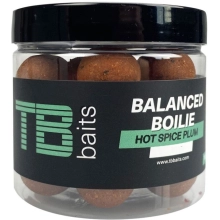 TB BAITS - Vyvážené boilies Balanced Hot Spice Plum 16 mm 100 g