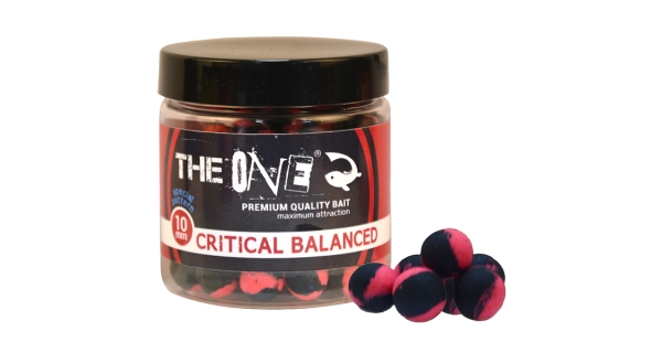 THE ONE - Boilies Critical Balanced Hookbait 10 mm 50 g Strawberry Mussel