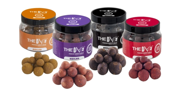 THE ONE - Boilies Purple Hook Soluble Krab Čučoriedka 22 mm 150 g