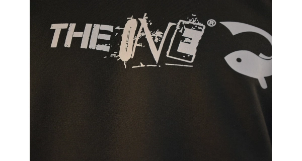 THE ONE - Mikina s kapucňou Black Fine Grey veľ. XL