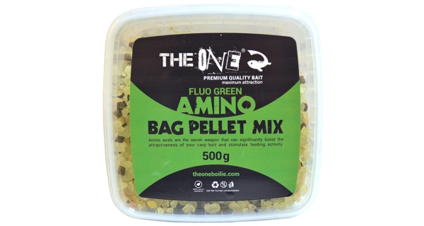 THE ONE - Pelety Amino Bag Pellet Mix Fluo Green 500 g