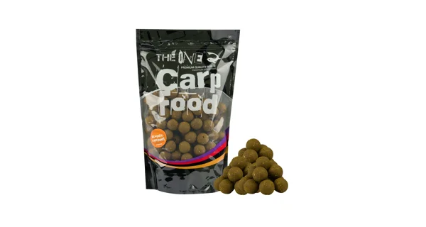 THE ONE - Rozpustné boilie Carp Food Soluble Purple 1 kg 22 mm Krab – čučoriedka