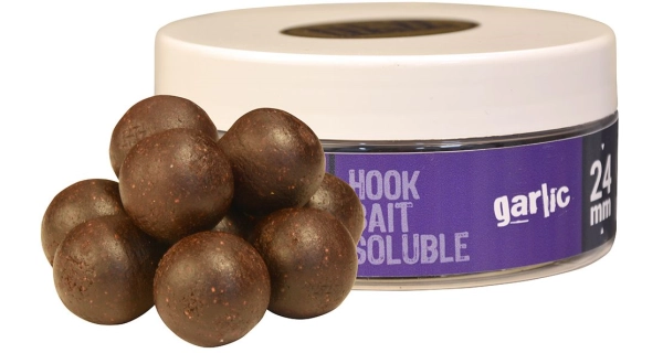 THE ONE - Rozpustné boilies Hook Bait Soluble Purple 24 mm 150 g