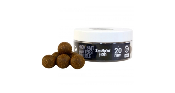 THE ONE - Vyvážené boilie Hook Bait Wafters Soluble 20 mm 150 g Black