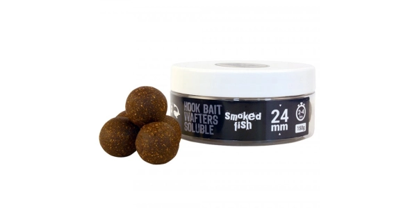 THE ONE - Vyvážené boilie Hook Bait Wafters Soluble 24 mm 150 g Black