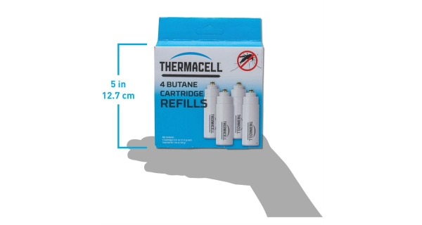 THERMACELL - Náhradná butánová náplň C-4 4 ks