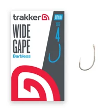 TRAKKER - Háčik Wide Gape Hooks Barbless veľ. 4 10 ks