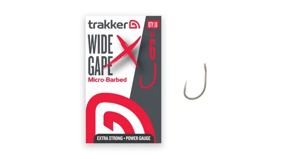 TRAKKER - Háčik Wide Gape XS Hooks Micro Barbed veľ. 6 10 ks