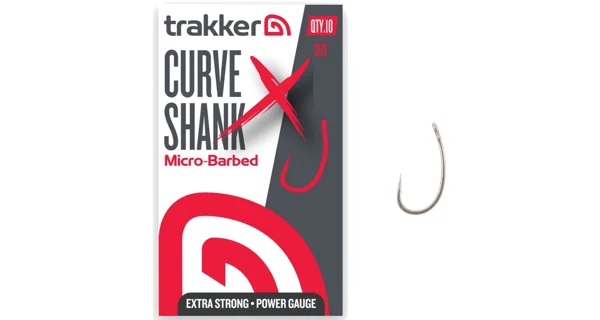 TRAKKER - Háčiky Curve Shank XS Hooks Micro Barbed veľ. 2 10 ks