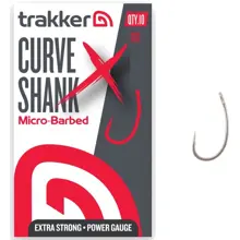 TRAKKER - Háčiky Curve Shank XS Hooks Micro Barbed veľ. 4 10 ks