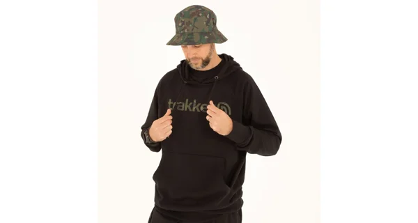 TRAKKER - Mikina CR Logo Hoody Black Camo veľ. 3XL