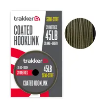 TRAKKER - Nadväzcová šnúra Semi Stiff Coated Hooklink Green 20,4 kg 20 m